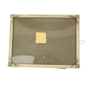 Elegant guldfarvet vintage billedramme