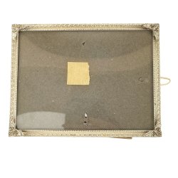 Elegant guldfarvet vintage billedramme