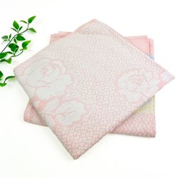 To pastelfarvede vintage h�ndkl�der