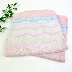 To pastelfarvede vintage h�ndkl�der