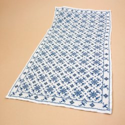 Broderet vintage bordl�ber