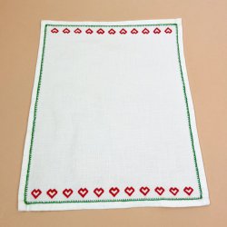 Broderet vintage bakkeserviet