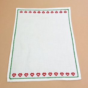 Broderet vintage bakkeserviet