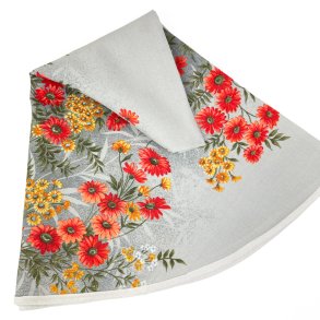 Blomstret retro dug � 100 cm