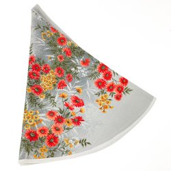 Blomstret retro dug � 100 cm