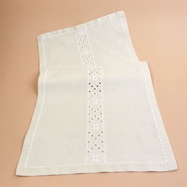 Smuk hvid bordl�ber 70 cm