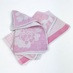 Tre bl�de pink retro vaskeklude