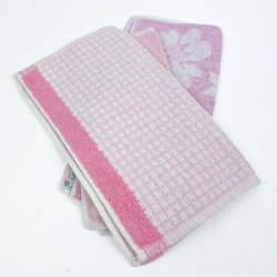 Tre bl�de pink retro vaskeklude