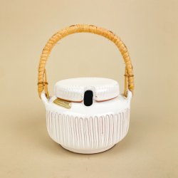 L�vemose vintage tekande med bambushank