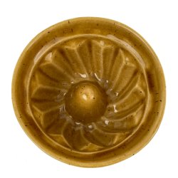 Kleine Retro-Puddingform aus Steingut