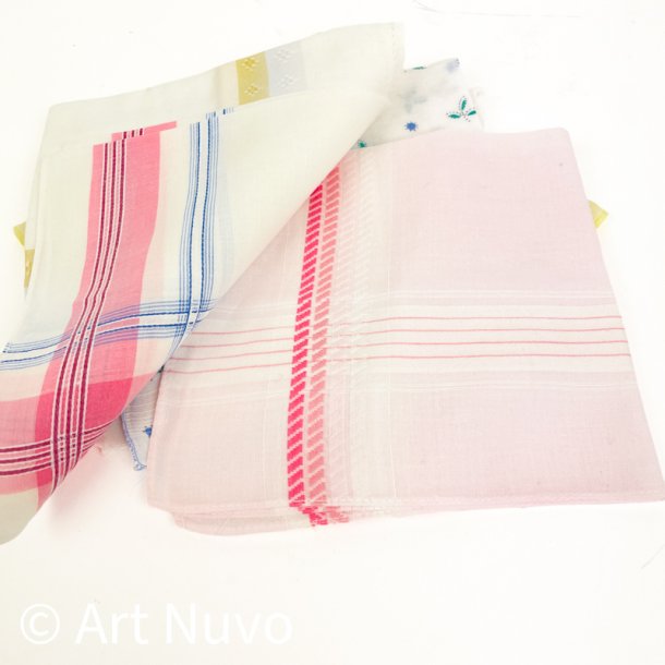 Ti pastelfarvede vintage lommet�rkl�der