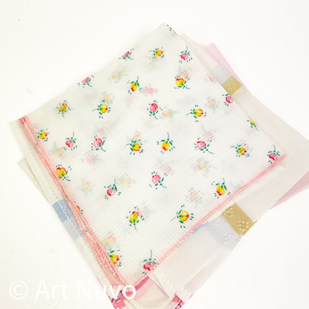 Ti pastelfarvede vintage lommet�rkl�der