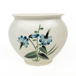 Lille vintage Lyngby vase bl�