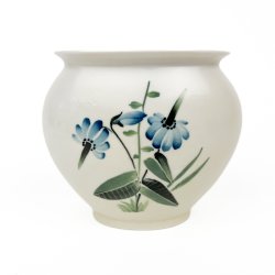 Lille vintage Lyngby vase bl�