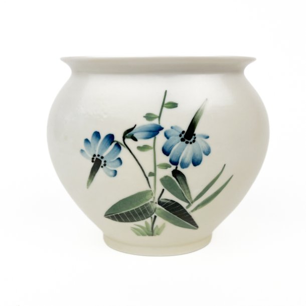 Lille vintage Lyngby vase bl�
