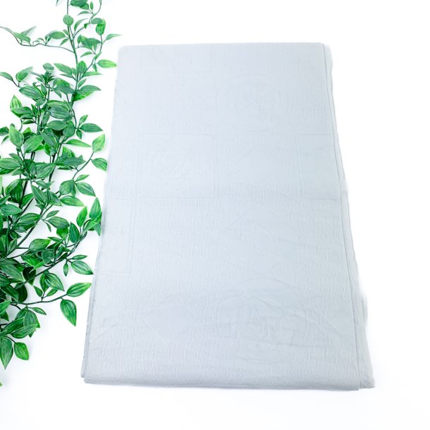 Lysebl damask dug  110 x 120 cm