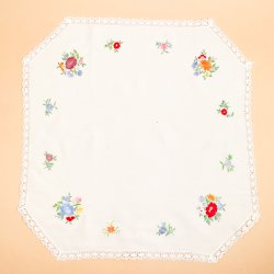 Farverig vintage lysedug