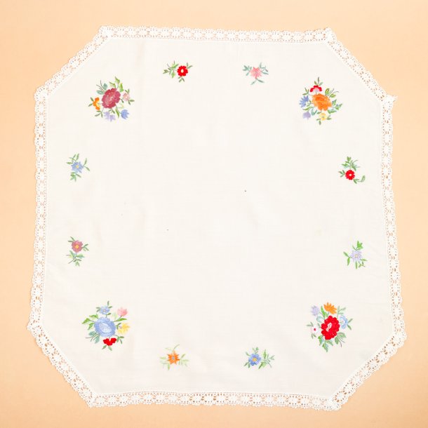 Farverig vintage lysedug