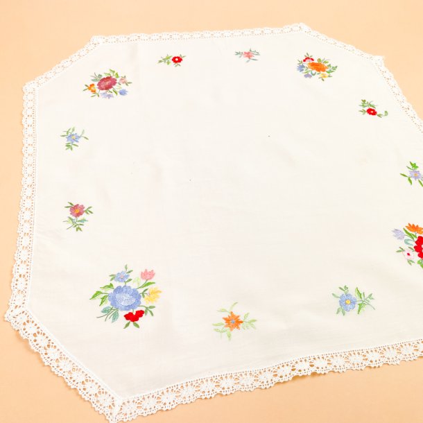 Farverig vintage lysedug