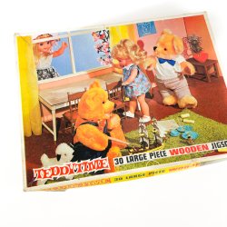 Vintage tr�puslespil � Teddy Time