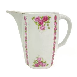 Vintage porcelnskande med roser