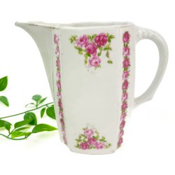 Vintage porcelnskande med roser