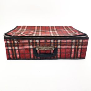 Retro Picknick Koffer im Karomuster