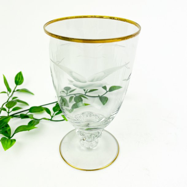 Lyngby Glasv�rk vintage m�geglas