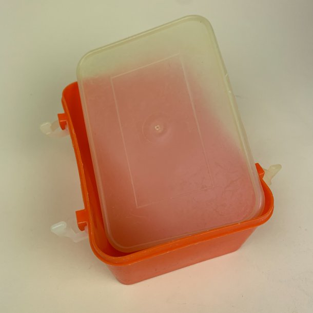 Orange retro madkasse