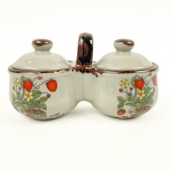 Vintage jordb�r marmelades�t