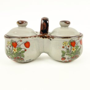 Vintage jordb�r marmelades�t