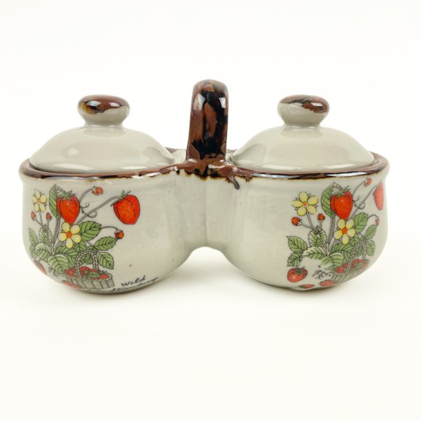 Vintage jordb�r marmelades�t