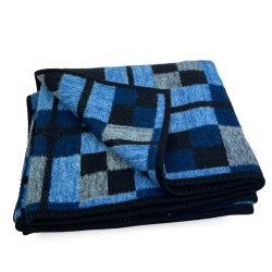 Bl� retro Softy plaid