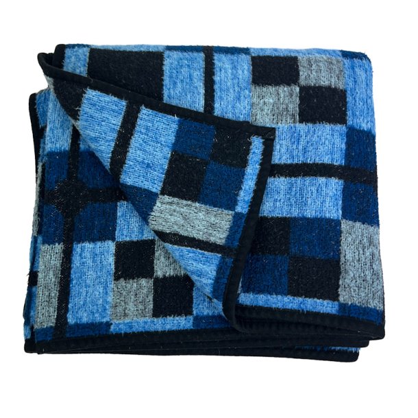 Bl� retro Softy plaid