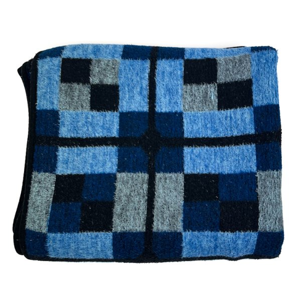 Bl� retro Softy plaid