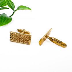 Gyldne vintage manchetknapper