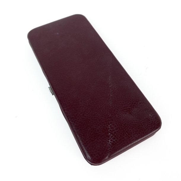 Vintage l�der manicure s�t