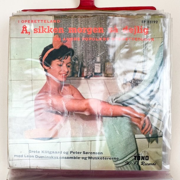 Mappe med vintage singler
