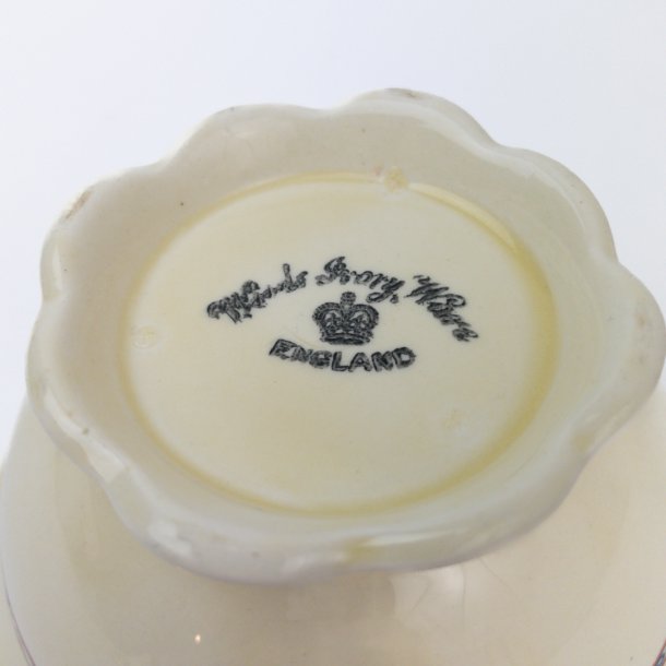 Vintage marmeladekrukke - Woods Ivory Ware, England