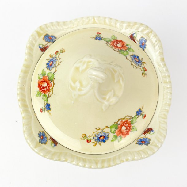 Vintage marmeladekrukke - Woods Ivory Ware, England