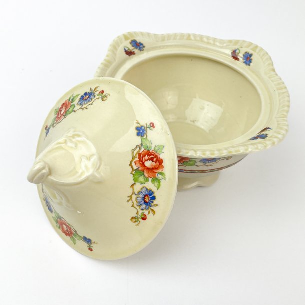 Vintage marmeladekrukke - Woods Ivory Ware, England