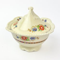 Vintage marmeladekrukke - Woods Ivory Ware, England