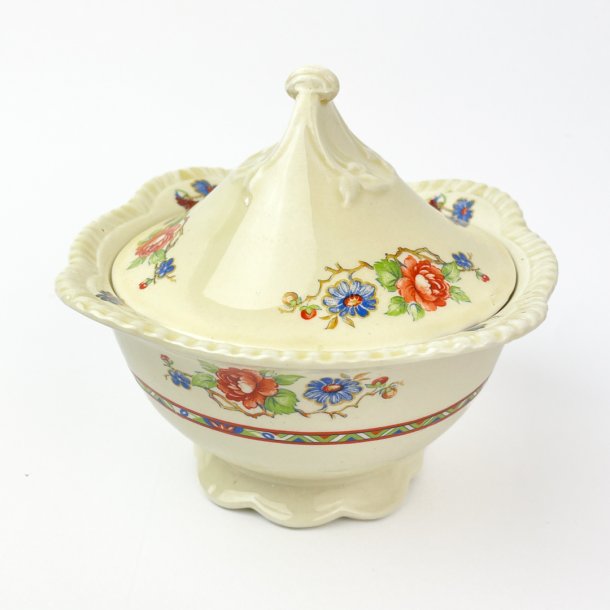 Vintage marmeladekrukke - Woods Ivory Ware, England