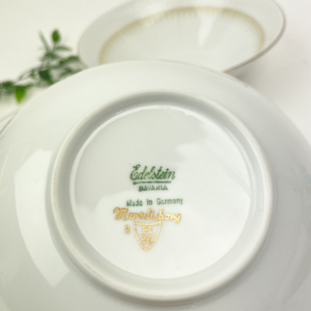 Tre Marselisborg vintage serveringssk�le