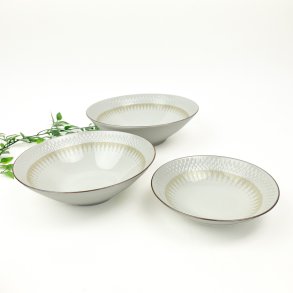 Tre Marselisborg vintage serveringssk�le