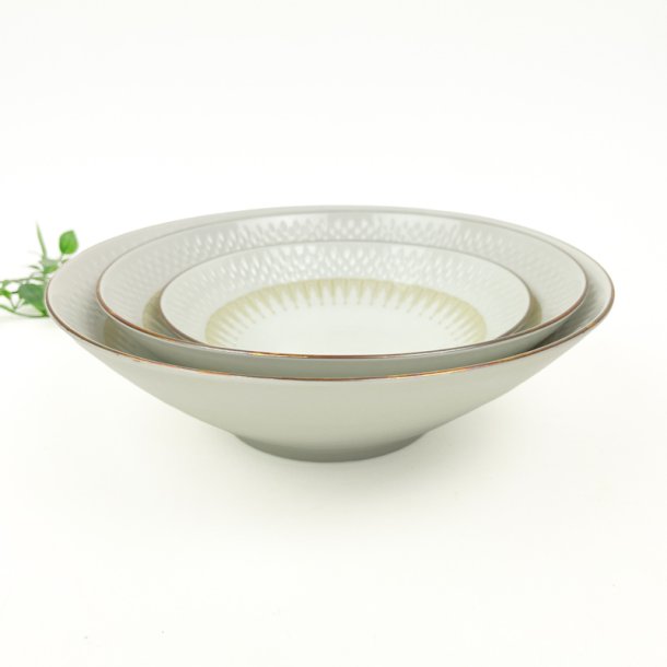 Tre Marselisborg vintage serveringssk�le