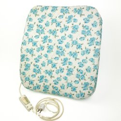 Bl�blomstret retro massagepude