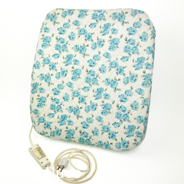 Bl�blomstret retro massagepude