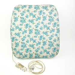Bl�blomstret retro massagepude