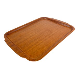 Vintage teak serveringsbakke